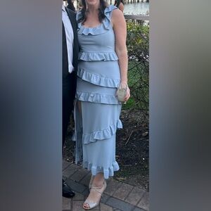 Show Me Your Mumu - Greta Dress in Steel Blue
Size Medium